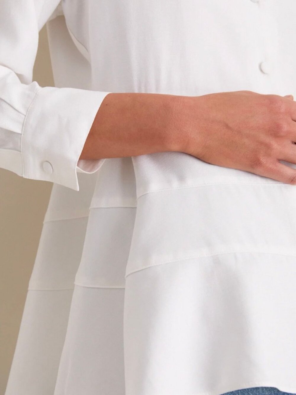 Pomander Place White Ashlen Blouse View 3